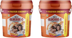 Glucose -c Instant Energy Orange Flavour 1kg (Pack Of 2)