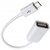 Micro USB OTG Cable - White (Pack of 2)