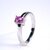 Pink sapphire Stone Ring Natural Lab Certified for unisex Stone Sapphire slver Plated Ring
