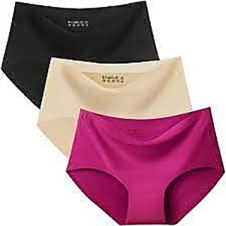 US Club Assn Womens Hipster ICE Silk (Pack of 3) Multicolor
