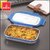 BLAZE Stainless Steel Tiffin Box with 4 Side Lock Lid, 900 ml and Inner Stainless Steel Container Blue lunch boxes