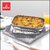 BLAZE Stainless Steel Tiffin Box with 4 Side Lock Lid, 900 ml and Inner Stainless Steel Container, Grey lunch boxes