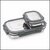 BLAZE Stainless Steel Tiffin Box with 4 Side Lock Lid, 900 ml and Inner Stainless Steel Container, 200ml, Grey lunch box