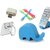 Combo (C9) of Elephant Stand, Ring, Led and Otg Adopter (Assorted Colors)