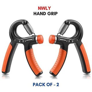                       Nwly Adjustable Hand Grip Strength Trainer Adjustable Forearm Strengthener Exerciser Hand Grip/Fitness Grip (Multicolor)                                              