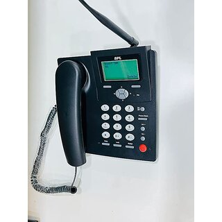                       BPL F10002-GSM Single Sim Corded Landline Phone With Speaker                                              