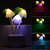 Zekaro Mushroom Night Light Home Decor Lighting In Star Room Multicolor Night Lamp Night Lamp (15 Cm, Multicolor)