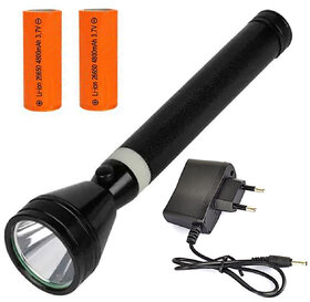 T-96 Invigilator Series 1000 M 3 Mode Rechargeable LED Flashlight 10.6 Inch Torch