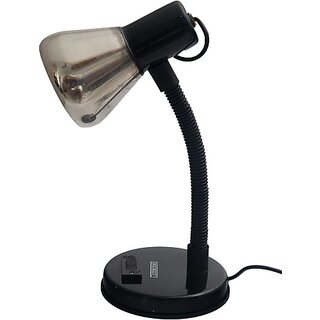                       Study Lamp for Students Metal Body Lamp | Table Lamp for Living Room Bedroom Office Study Room Study Lamp (38 cm, Black)                                              