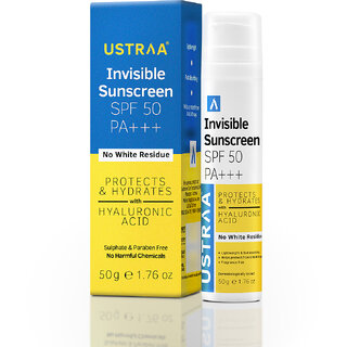 Ustraa Invisible Sunscreen - SPF 50  PA+++