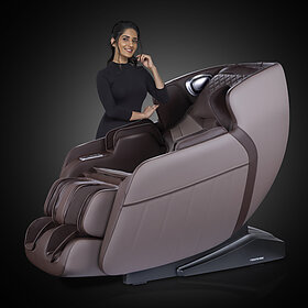 RoboticVibe RV4040  Zero Gravity AI Intelligent Core Manipulator Massage Chair,  (Brown)