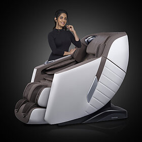 RoboticVibe RV5050  Zero Gravity AI Intelligent Core Manipulator Massage Chair (Brown)