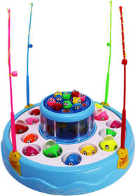 Aseenaa Magnetic Fishing Game Bath Toy With 26 Aquatic Animals 4 Fishing Rod  Aquarium Tub With Music  Lights For Kids