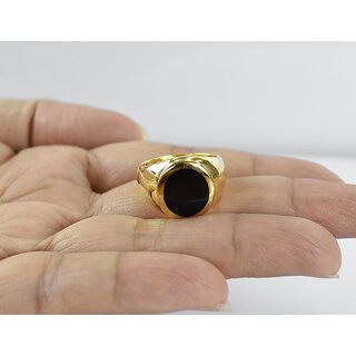                       Hakik/agate gold plated ring original and lab certified gemstone                                              