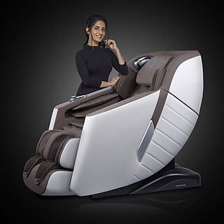                       RoboticVibe RV5050  Zero Gravity AI Intelligent Core Manipulator Massage Chair (Brown)                                              