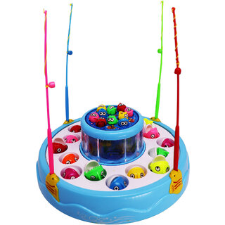 Buy Aseenaa Magnetic Fishing Game Bath Toy With 26 Aquatic Animals 4 Fishing  Rod Aquarium Tub With Music Lights For Kids Online - Get 56% Off