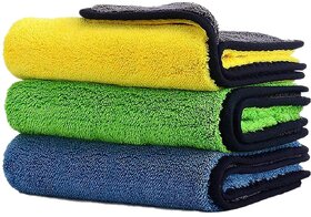 800 GSM Heavy Microfiber Cloth for Car Cleaning and Detailing, Dual Sided, Extra Thick Plush Microfiber Towel Lint-Free.