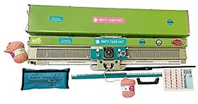 White Tiger Knit White Tiger Wool Knitting Machine By Hand For Home Dynamic Model With 180 SPM Sewing Speed Stainless Steel