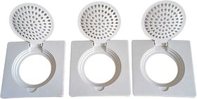 Urja Enterprise Bathroom Sink Plastic Pop-Up Strainer (15 cm Set of 3)