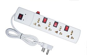 Urja urja 4  Socket Extension Boards (Multicolor, 5 m, With USB Port)