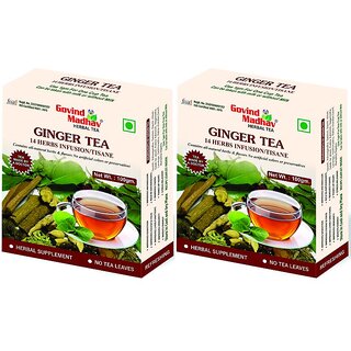                       Ginger Tea 100 gm X Pack of 2                                              