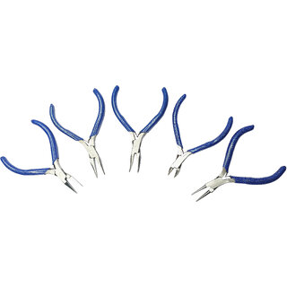                       Scorpion Stainless Steel Side Cutter Plier,Flat Nose,Chain Nose,Round Nose,Bent Chain nose Pliers Size 4.5 Inch                                              