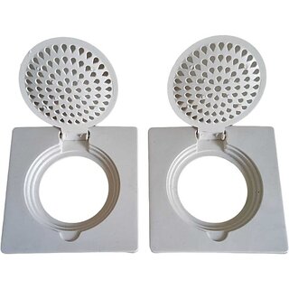 Urja Enterprise Bathroom Sink Plastic Pop-Up Strainer (15 cm Set of 2)