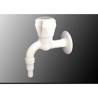 Urja Enterprise Long Angle Cook (Pvc) And Wall Mounted Faucet Handle (Push On) Angle Cock Faucet (Wall Mount Installation Type)