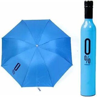                      Urja Enteprise Wine Bottle Folding Umbrella With Bottle Cover Umbrella Umbrella (Multicolor)                                              