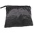Premium Black Nylon Hooded Waterproof Long Lightweight Waterproof zip Raincoat/Overcoat Full Length (Unisex).