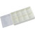 Scorpion Boxes Plastic With 8 Compartments For Stones Storage Box  (White)
