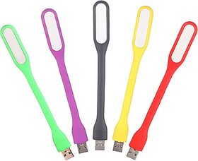 Flexible, Portable USB Led Light  (Multicolor) (Pack of 5)