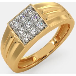 Engagement gents ring top