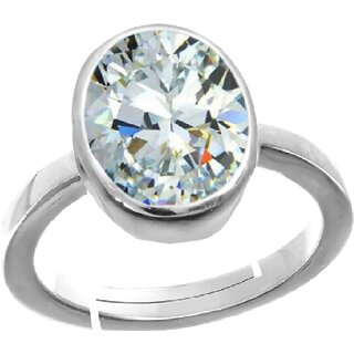                       White sapphire gemstone ring for astrology purpose                                              