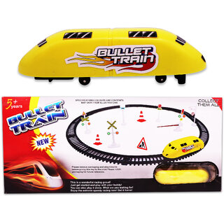 Aseenaa Presents High Speed Bullet Train A Next Generation Toy For Boys, Girls And Children's  ( Pack of 1, Yellow )