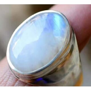                      Opal Natural Energized  Certified Bronze Opal Ring silver plated                                              