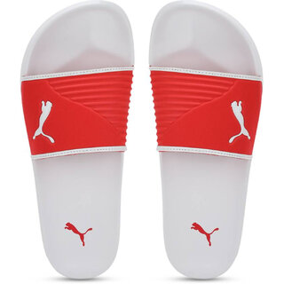                       Puma Unisex Leadcat 2.0 Shower For All Time Red-White Slide                                              