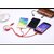 Multi Retractable 3.0A Fast Charger Cord, Multiple Charging Cable 4Ft/1.2m 3-in-1 USB Charge Cord with Phone/Type C