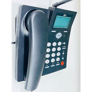                       BPL F10002-GSM Single Sim Corded Landline Phone With Speaker                                              