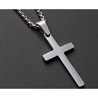 High Grade Hot Sale Simple Classic Stainless Steel Cross Pendant Silver Plated pendant High Grade Hot Sale Simple Classic Stainless Steel Cross Pendant Silver Plated pendant