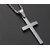High Grade Hot Sale Simple Classic Stainless Steel Cross Pendant Silver Plated pendant
