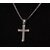 High Grade Hot Sale Simple Classic Stainless Steel Cross Pendant Silver Plated pendant