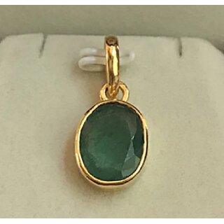 Panna Pendent In panchdhatu Emerald Stone Pendant gold plated pendant Panna Pendent In panchdhatu Emerald Stone Pendant gold plated pendant