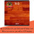 Healthgenie Digital Weight Machine with Magic Hidden Display Magically Appears as You Step on  HD-321 (RED WOOD)