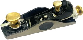 Scorpion Cast Iron Block Plane Adjustable Mouth (6-inch/150 mm, Black)