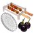 ANSHEZ Chota Tandoor Stand Gas Grill and  2 Skewers Barbeque for Kitchen