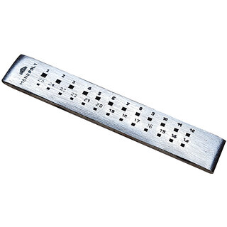Scorpion Draw Plate Monopoly Brand, Square Holes 6 Inch - 25 Holes