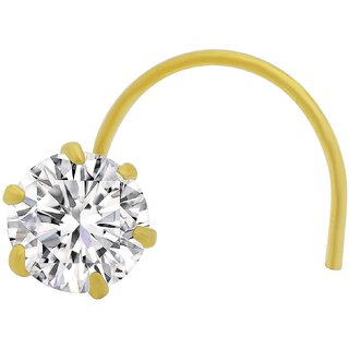 American diamond Stone nose ring gold plated nose ring American diamond Stone nose ring gold plated nose ring