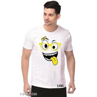 Luxurious Men Solely Men Polyester Yellow Eye Printed Dryfit Tshirt 2025 at ShopCircuit | ONDC