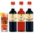 Dhampure Speciality Mocktail Syrup Mixer, Blue Curacao, Blueberry Wild, and Pomegranate Salt Flavouring Syrup (3x300 Ml)